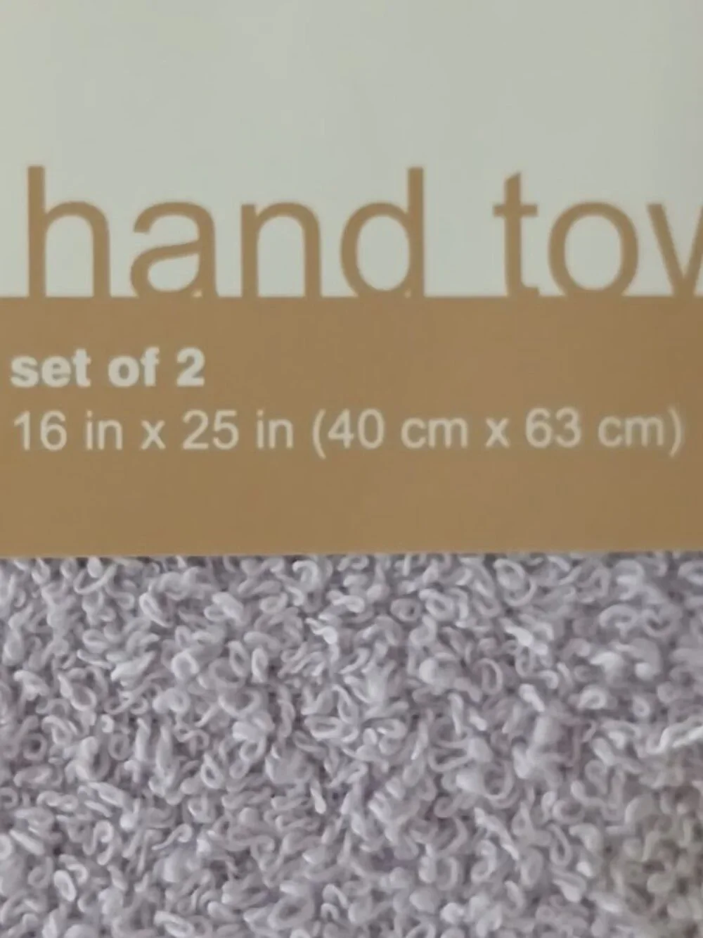 Room Essentials Hand Towels - Lilac 2 sets of 2 (4) towels total - NEW